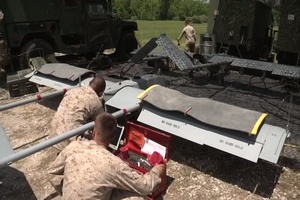Marine Unmanned Aerial Vehicle Squadron 3 Bold Quest 12-1 B-Roll at Camp Atterbury