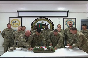 Army Birthday Cake Cutting Afghanistan - Edited Version