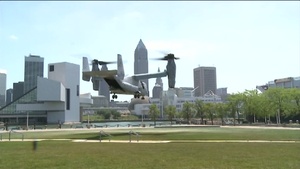 Marines Land in Cleveland