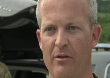 Australian Army Maj. Peter Meakin - Bold Quest Interview at Camp Atterbury