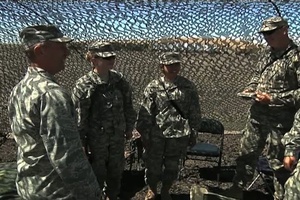 Major General Sayler Visit to the Field