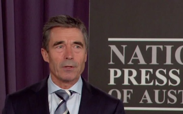 NATO Secretary General Anders Fogh Rasmussen at the National Press Club