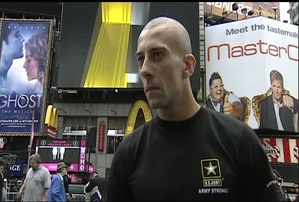 U.S. Serbian Soldier -  237th Army Birthday in Times Square