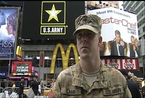 Staff Sgt. Benjamin Lamb -  237th Army Birthday in Times Square