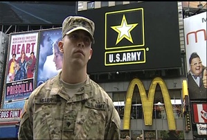 Spc. Seth Miller -  237th Army Birthday in Times Square