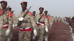 Seabees Participate in Djiboutian Army Pass and Review (With Graphics)