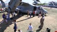 Clevelanders visit Marines at Voinovich Park