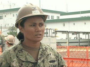 Seabees Build New Trash Enclosures For CFAS