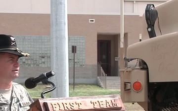 Last MRAP out of Iraq Arrives at 1st Cav. Div. Museum