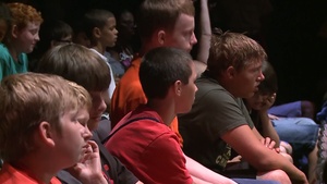 Commandant Visits Marine Week Leadership Academy Youths