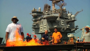 All Hands Update: USS Enterprise Sailors Enjoy Steel Beach Picnic