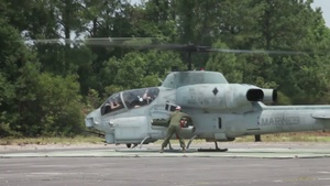 MWSS-271 Marines refuel, rearm HMLA-467 AH-1W Super Cobras during Exercise Mailed Fist