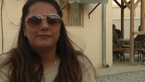 Linguist Julie Nowshad Teaches Pashtu To Service Members - B-Roll