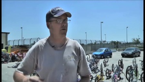 All Hands Update: Sailors Repair Bicycles to Donate