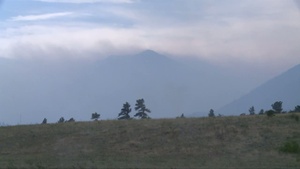 Wildfires Seen from Air Force Academy Grounds