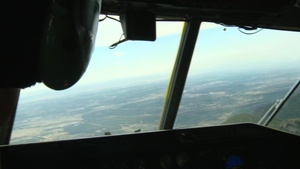 Aerial Footage of Fire Retardant Drops