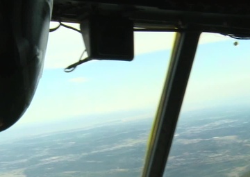Aerial Footage of Fire Retardant Drops