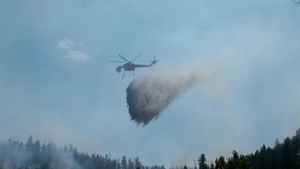 National Guard helps battle fire in Colorado
