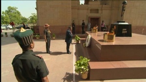 Panetta honors fallen troops in India