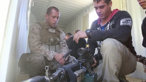 Marines Brace Against Aussie Advance During Exercise Hamel 2012