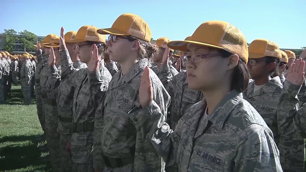 DVIDS Video Air Force Academy Basic Training 1st Day