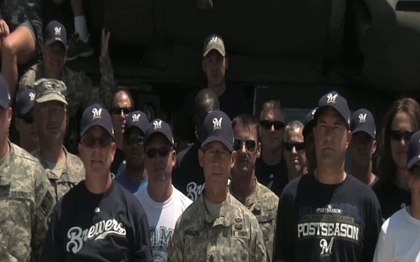 Brewers Baseball Group Shout Out Take 2 Reveal