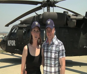 Capt. Luella Dooley-Menet and Capt. Peter Menet - Brewers Baseball Shout Out