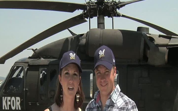 Capt. Luella Dooley-Menet and Capt. Peter Menet - Brewers Baseball Shout Out