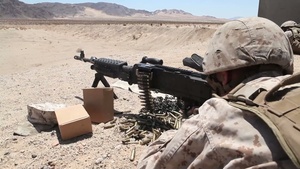 1st Law Enforcement Battalion Trains With Crew Served Weapons