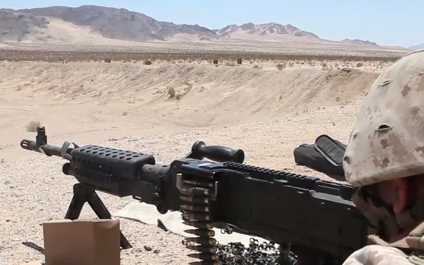1st Law Enforcement Battalion Trains With Crew Served Weapons