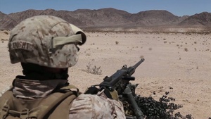 1st Law Enforcement Battalion Trains With Crew Served Weapons
