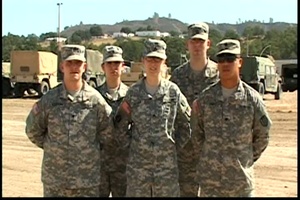 Sgt. Kaitlin Feyma, Sgt. Clifford Coy, Spc. True Thao, Spc. Lindsey Schulte, Spc. Shane Keenan, all of the 364th Public Affairs Operations Center