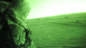 JTAC Training at Night from a Blackhawk Helicopter