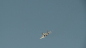 F-22 Fly By, Bay Doors Open