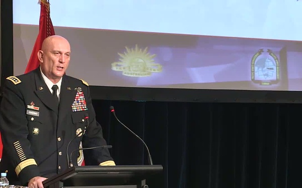 Chief of Staff of the Army Addresses Pacific Armies Management  Seminar (PAMS)- Broll
