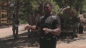Herschel Walker Visits USAFA Cadets