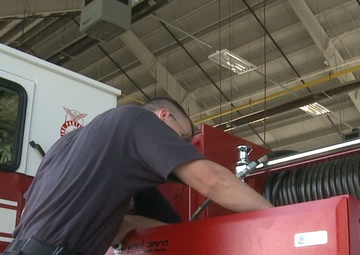 Firefighters Test New Equipment