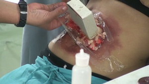 HA/DR Exercise Simulated Wound Makeup