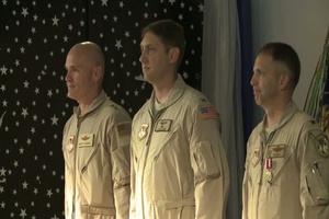 449th Air Expeditionary Group at a Change of Command Ceremony (with titles)