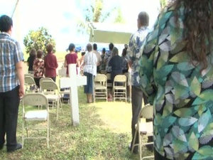 Sumay Mass Memorial Held on Naval Base Guam