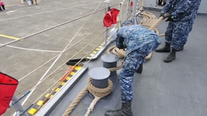 USS Underwood Approach to Bahia Malaga, Columbia.
