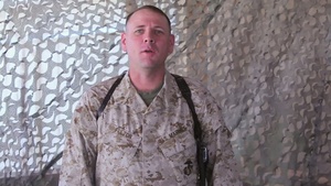 Major Travis Fulton San Diego Chargers Shout Out