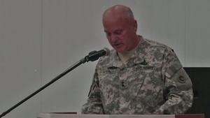 316th Sustainment Command (Expeditionary) relief in place/transfer of authority ceremony, July 2012