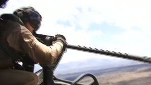 UH-1Y Huey Conducts Live Fire Training