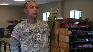 Spc. Jose Diaz - Reservist from Puerto Rico [in Spanish]