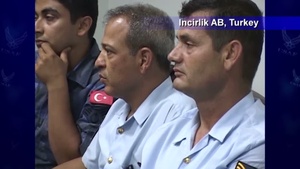 Air Force Report: Turkish Airmen Visit