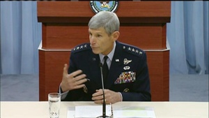 Air Force briefing with Chief of Staff Schwartz