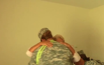 Soldiers Rescue Elderly