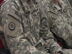 316th Soldiers Earn a Combat Patch