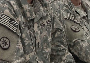 316th Soldiers Earn a Combat Patch